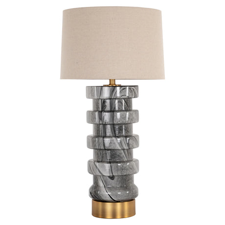 Bordlampe Jaylee svart/hvit Richmond Interiors Bordlampe