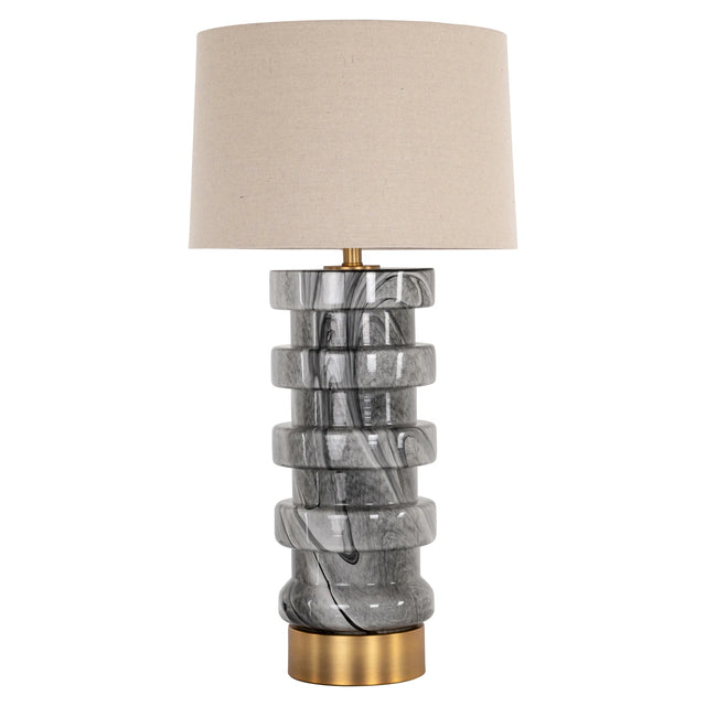 Bordlampe Jaylee svart/hvit Richmond Interiors Bordlampe
