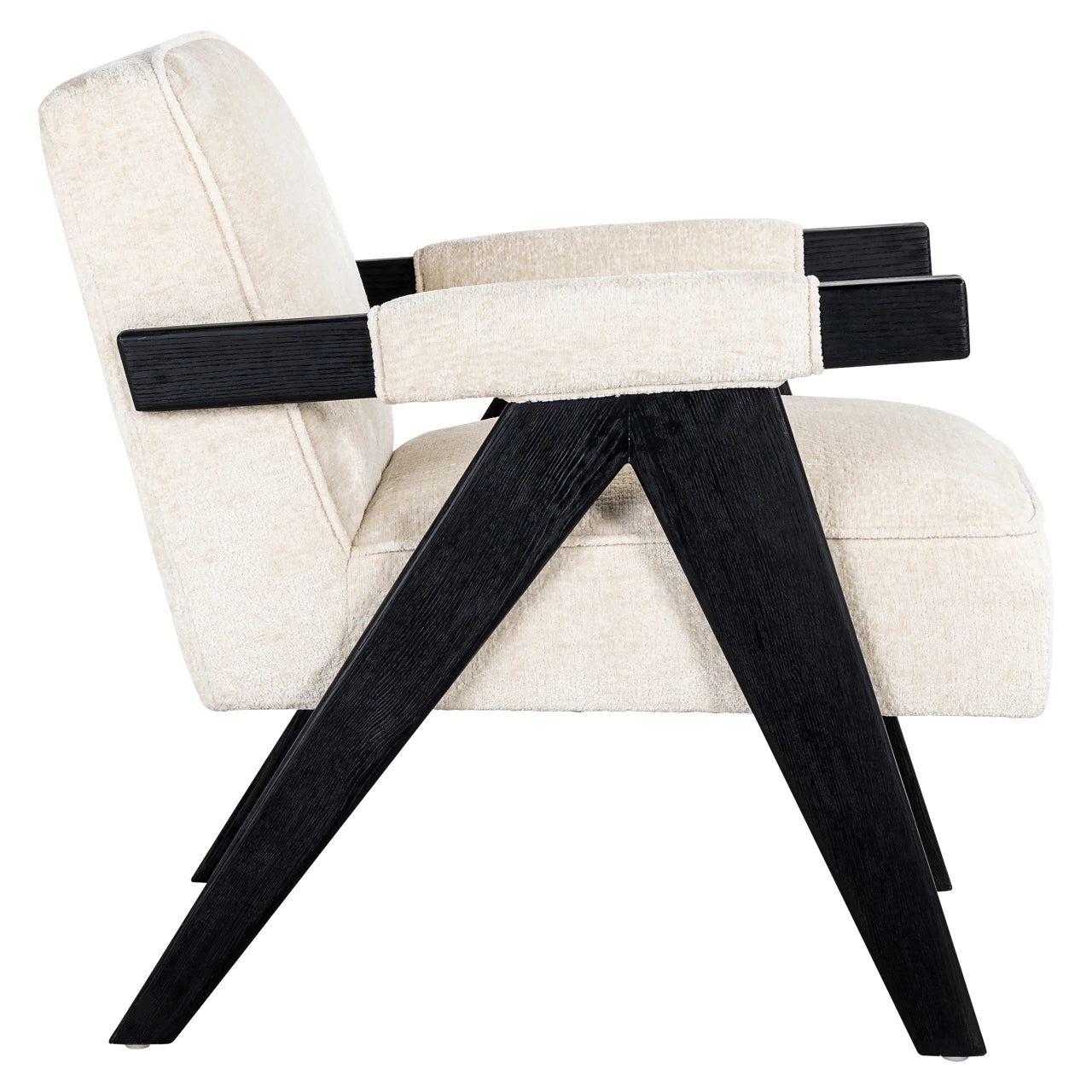 Lounge chair Cooper hvit chenille Richmond Interiors Lenestol
