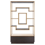 Utstillingsskap Claremont brun Richmond Interiors Vitrineskap