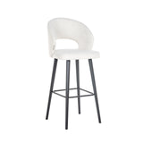 Barstol Savoy hvit bouclé Richmond Interiors Barstol