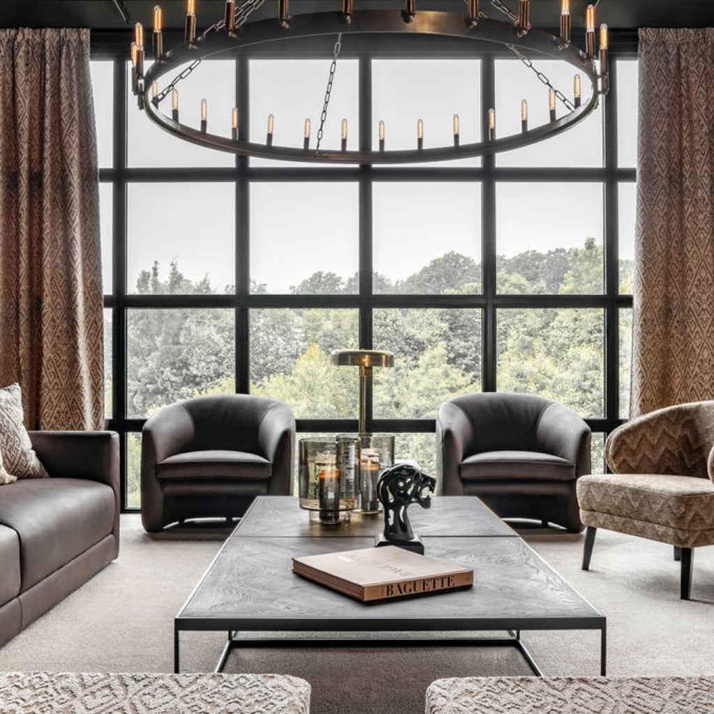 Crown Taklampe Brass Artwood Taklampe