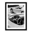 Glass picture w/frame Porsche steering wheel - -Homefactory -Nordstrand Møbler og Interiør
