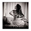 Glass picture Young woman in the bedroom 120cm x 120cm Homefactory 
