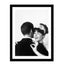 Glass picture w/frame THE BRIDE AND THE GROOM 70cm x 90cm Homefactory 