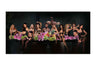 Glass picture Flamingo ball 90cm x 180cm Homefactory 