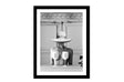 Glass picture w/frame two glasses of Moët 70cm x 90cm Homefactory 