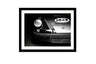 Glass picture w/frame Porsche racing 70cm x 90cm Homefactory 