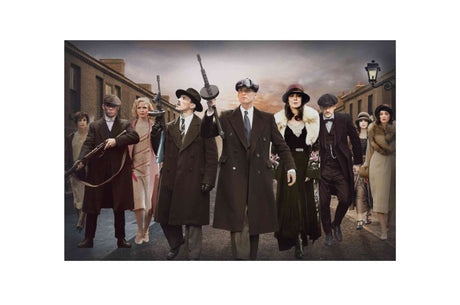 Glass picture Peaky Blinders 90cm x 150cm Homefactory 