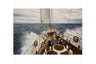 Glass picture sail Yacht 90cm x 150cm Homefactory 