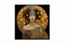 Canvas 5cm black frame Queen Isabella - 120cmx120cm Homefactory 