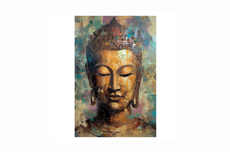 Glass picture buddha I - 80cm x 120cm Homefactory 