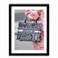 Glass picture w/frame Christian Dior bag 70cm x 90cm Homefactory 