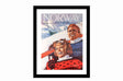 Glass picture w/frame Heroes Of Telemark 70cm x 90cm Homefactory 