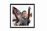 Glass picture w/frame Heroes Tel. Kirk Douglas 80cm x 80cm Homefactory 