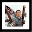 Glass picture w/frame Heroes Tel. Kirk Douglas 60cm x 60cm Homefactory 