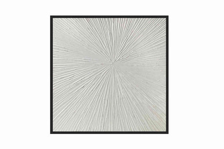Hand painted art with frame FILIGREE 120cm x 120cm Homefactory 