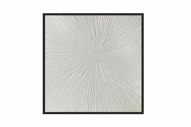 Hand painted art with frame FILIGREE 120cm x 120cm Homefactory 