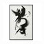 Hand painted art with frame GOTHIC GRAFFITI 1 - 80cm x 120cm Homefactory 