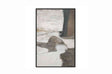 Hand painted art with frame BRUSH No.1 ARTWORK 80cm x 120cm Homefactory 
