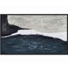 Hand painted art with frame THE COAST - 90cm x 150cm Homefactory 