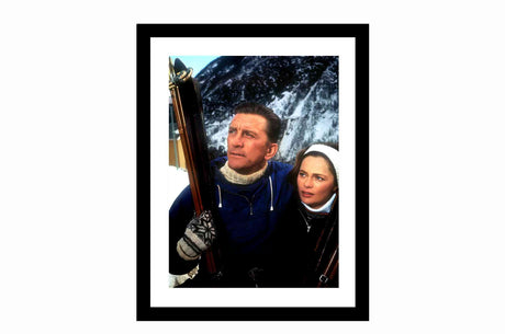 Glass picture w/frame The heroes of Telemark 70cm x 90cm Homefactory 