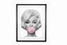 Black smal Frame Passepartout 70cm x 90cm Marilyn Monroe Homefactory 