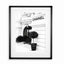 Black smal Frame, Passepartout 70cm x 90cm Chanel Store Homefactory 