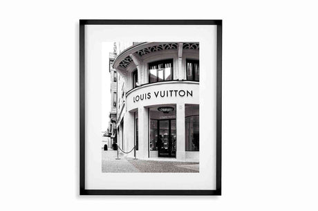 Black smal Frame, Passepartout 70cm x 90cm Louis Vuitton Homefactory 