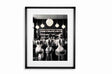 Black smal Frame Passepartout 70cmx90cm Cocktail bar Homefactory 