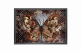 Canvas 5cm black frame LV butterfly fashion I 90cm x 150cm Homefactory 