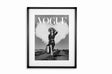 Black smal Frame Passepartout 80cmx120cm VOUGE no.1 Homefactory 