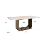 Spisebord Maxfield beige 200 Richmond Interiors Spisebord