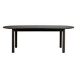 Gifford spisebord oval 220 brunsvart eik Rowico Spisebord