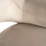 Spisestol Giovanna trendy natur / khaki fløyel flammehemmende Richmond Interiors Spisestol