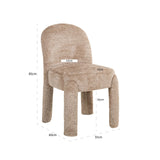 Spisestuestol Brandi vakker beige sett med 2 Richmond Interiors Spisestol
