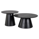 Salongbord Jazz svart sett med 2 Richmond Interiors Sofabord