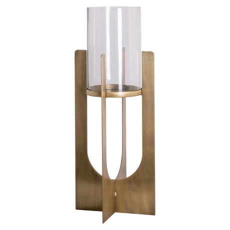 Hurricane light Dalou gold large Richmond Interiors Lanterne og lysglass