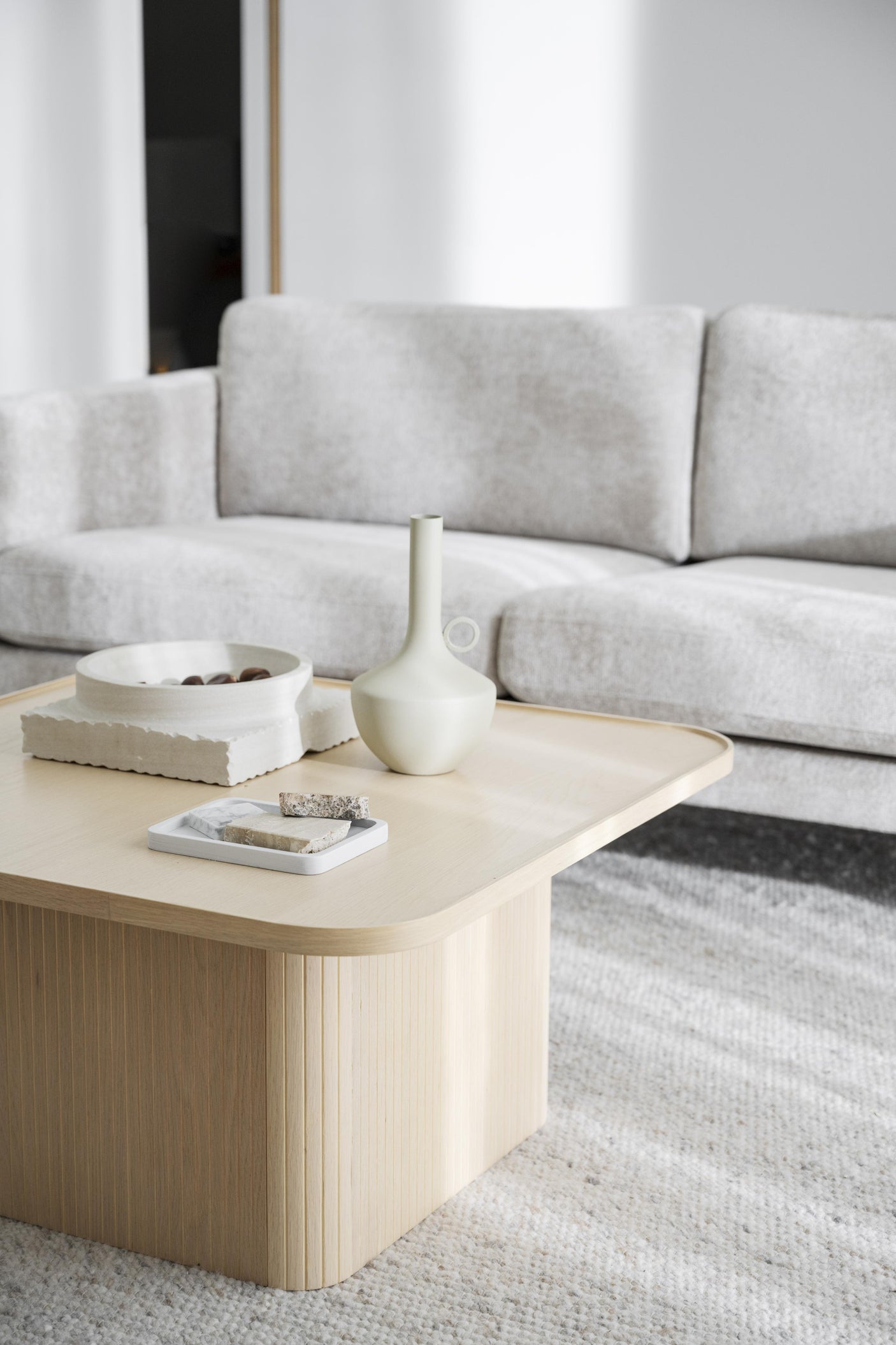Braden sofa 3-seter - Eik ben