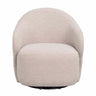 Chapeltown lounge chair light beige fabric swivel Rowico Lenestol