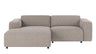 Willard sofa 3-seter sjeselong venstre