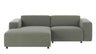 Willard sofa 3-seter sjeselong venstre