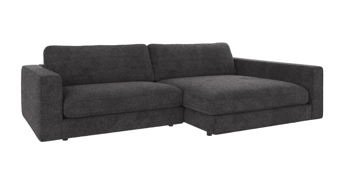 Duncan sofa 3-seter sjeselong høyre