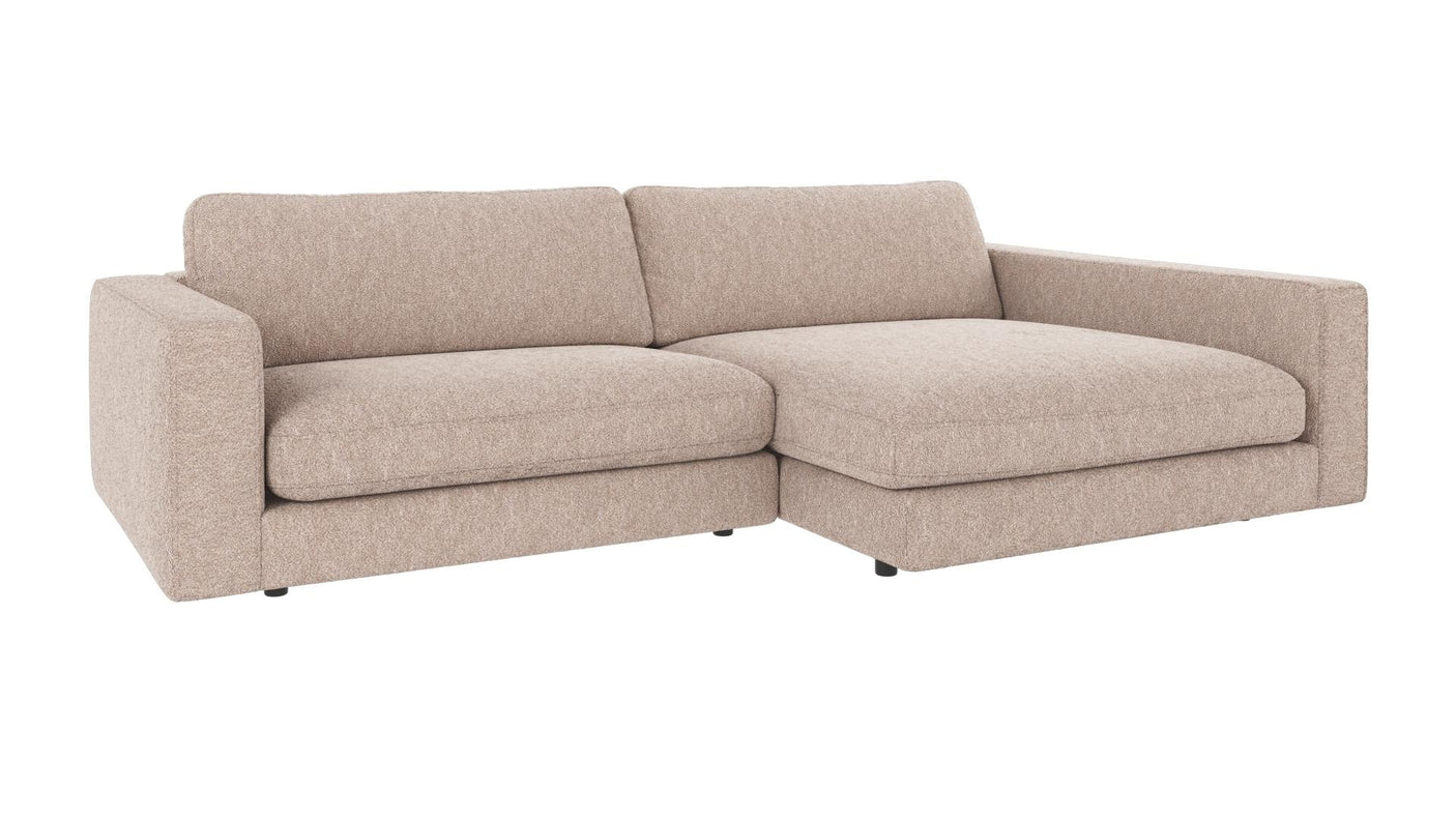 Duncan sofa 3-seter sjeselong høyre