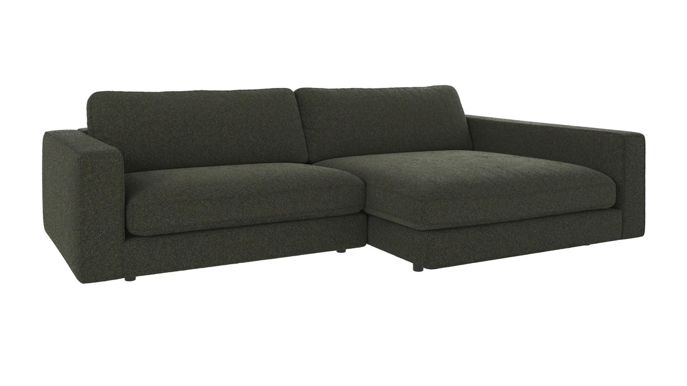 Duncan sofa 3-seter sjeselong høyre