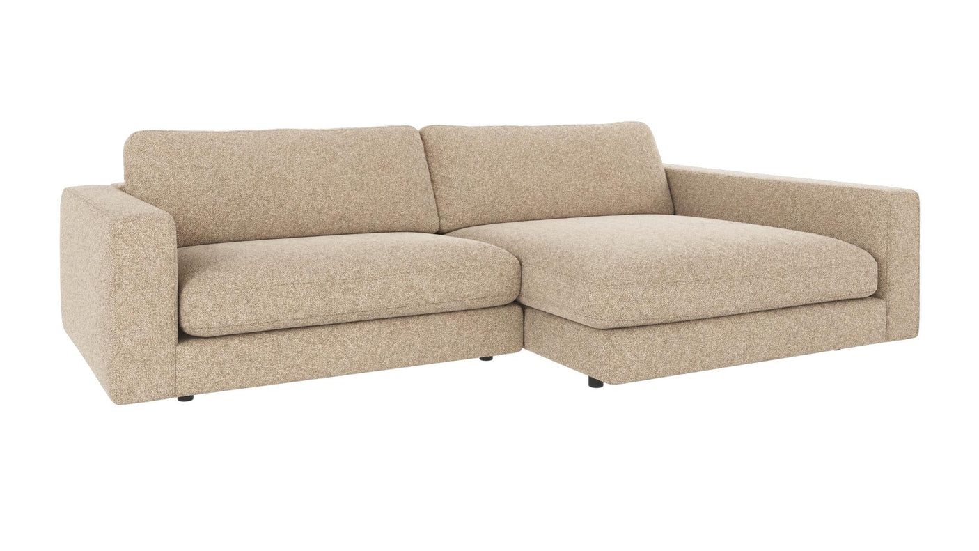 Duncan sofa 3-seter sjeselong høyre