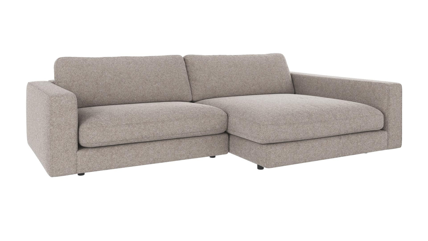 Duncan sofa 3-seter sjeselong høyre