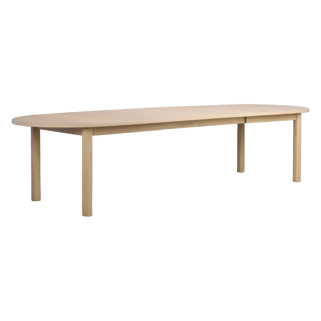 Gifford spisebord ovalt 220 whitewash eik