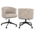 Spisestol Rochenne trendy natur svingbar på hjul Richmond Interiors Spisestol