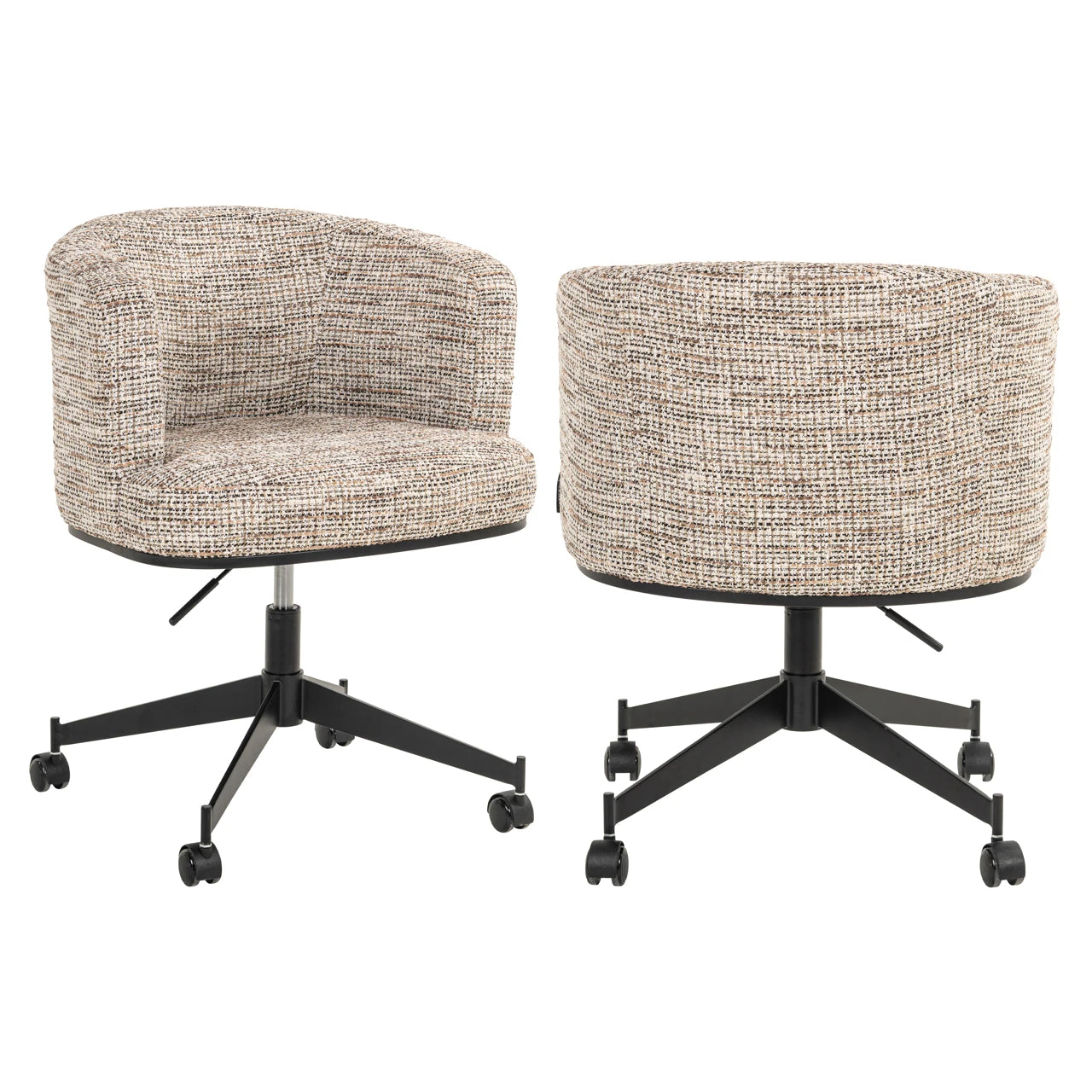 Spisestol Rochenne trendy natur svingbar på hjul Richmond Interiors Spisestol